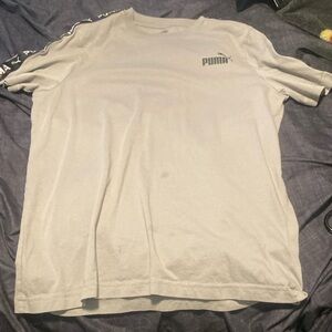 Puma Men's White T-Shirt